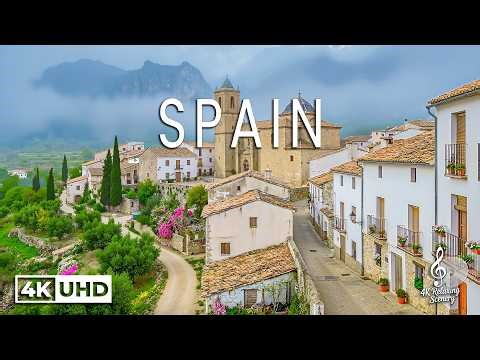 Spain 4K - Explore Mountains, Villages, and Mediterranean Light - Video 4K Ultra HD