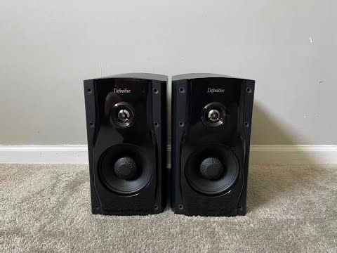 Definitive Technology Studio Monitor SM45 2 Way Home Bookshelf Speakers