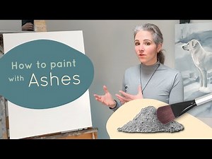 Add Ash to a Pet Memorial Painting
