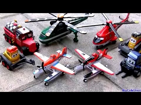 Disney Planes Fire & Rescue Mayday, Blackout, Blade Ranger, Windlifter, Maru, Drip, & 2 Dusty’s
