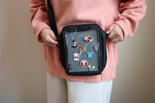 Pin Display Crossbody Bag | Disney Pin Trading, Kawaii Style - Etsy