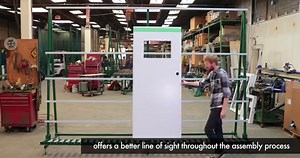 Glass Handling Transfer Conveyor Wakefield Equipment