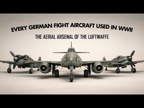 Every German Fight Aircraft Used in WWII