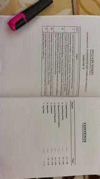 Mathematical Foundations for Computer Science | Syllabus Overview | Physical Science Minor and B.C.A