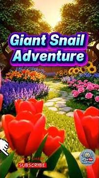 Unbelievable Scale | Embark on a Giant Snail Adventure | Giant Animals Uncovered! #shorts