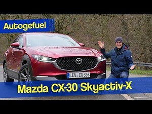 New SUV Mazda CX30 REVIEW with Skyactiv X engine - Autogefuel