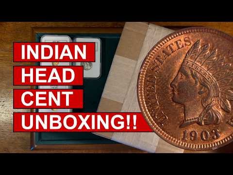 SCARCE PENNY VARIETY FOUND!! INDIAN HEAD CENT UNBOXING - NEW COIN FOR THE US TYPE SET