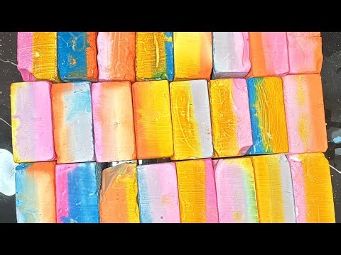Two Tone | Pastel Color Chalk ! Oddly Satisfying