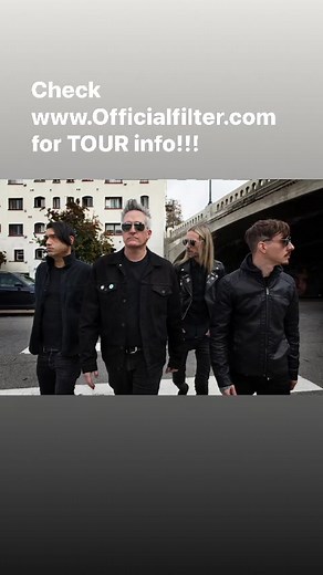8.4K views · 229 reactions | Filter is playing live in your neighborhood at some point this year so definitely get your tickets. Check out officialfilter.com for touring information. | Filter | Facebook