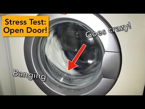 3K Special! AEG Lavamat L76850 - Stress Test: Open Door Spin vs Heavy Items! (Goes crazy!)