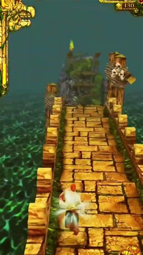 Temple Run Bridge Jump Gone Wrong !