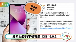 News I 苹果推送iOS 15.0.2！修复信息与照片应用等问题！