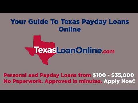 TexasLoanOnline.com - Your Guide To Texas Payday Loans Online