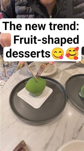 The new trend: Fruit-shaped desserts Hyper-realistic lime #food #dessert #foodlover #foodblogger