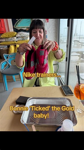 How to make a pair of Nikes ‘sweet’ #nike #shine #goldleaf #customise
