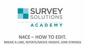 N4CE - How To Edit. Break A Line, Rotate, Move Height & Join Strings