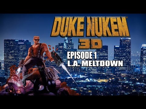 DUKE NUKEM 3D (1996) Episode 1: L.A. Meltdown - Walkthrough