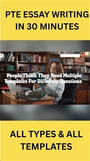 PTE Essay Writing in 30 Minutes - All Types & All Templates| Edutrainex PTE