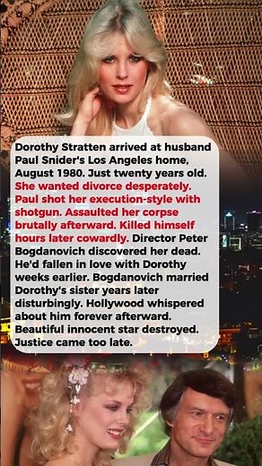 Playboy Star Dorothy Stratten Murdered by Husband at 20—Bogdanovich Discovered Her