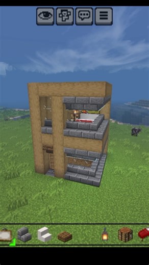 Minecraft house tutorial 🏠🏠 #minecraft #viral #shorts