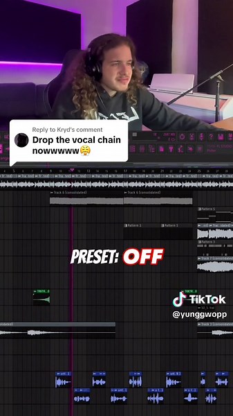 Replying to @Kryd my official vocal preset is out now 💕 link in bio #flstudio #producer #upcomingartist #vocals