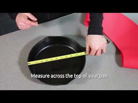 Frywall: Measuring your pan to pick the right size