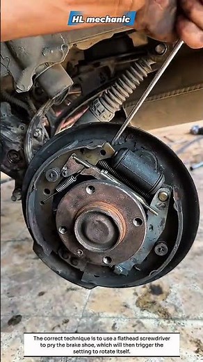 How to manually adjust the brakes correctly #tipsotomotif #ideas #adjustment #brakesystem