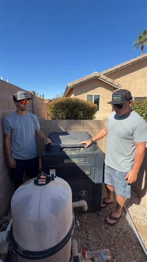 Replacing A Heat Pump 🍋 Having issues with your pool? Call Today! 📞 (480) 843 0530 ✉️ service@bluelemonpools.com 🌐 bluelemonpools.com #azpoolcare #poolmaintenanceaz #poolservicearizona #arizonapoolcleaning #swimmingpoolcleaningaz #arizonapooltechnicians #poolcareaz #poolserviceinaz #poolcarespecialistsaz #poolcleaningexperts #santan #valley #queencreek #gilbert #chandler #mesa | Blue Lemon Pools
