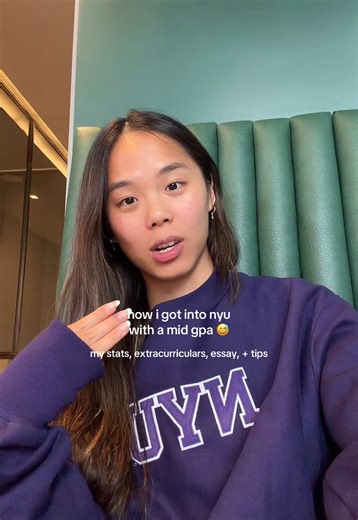 exposing myself here 🫣😅 but haha hope this helps / gives u hope if ur stats aren’t the best heeheh 💜💜go violets!!! #nyc #nyclife #nyu