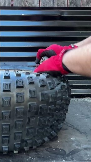 Seating ATV Tire Bead With Propane and Starting Fluid
