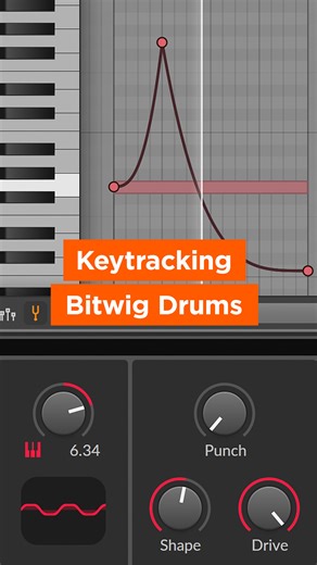 2.2K views · 45 reactions | We've been adding features to Bitwig Studio 5.3, like this keytracking function for the new drums. Thanks for the feedback, beta testers! :) | Bitwig | Facebook
