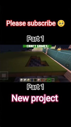 Minecraft house create new project part 1 #trending