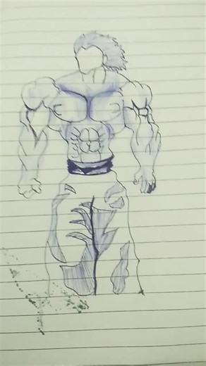 draw hanma#sketch_by_yash_9