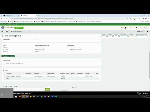 Sage Intacct Demo: Spend Management Overview