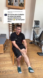 Réponse à ted exercice du pompage du genou pour diminuer l’inflammation. #genou #oeudeme #inflammation #douleur | Gilou t'as mal ou ?