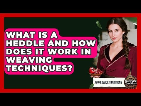 What Is A Heddle And How Does It Work In Weaving Techniques? - Worldwide Traditions