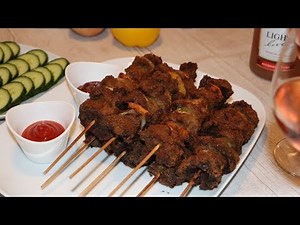 THE MOST TASTY KEBAB YOU WILL EVER MAKE | How To Make Kebab At Home | Ghana Kyikyinga | Suya Recipe