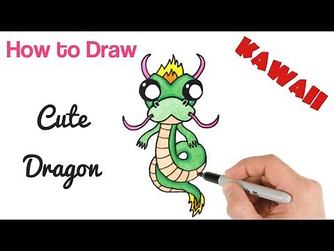 How to Draw a Dragon Baby Cute and Easy for beginners