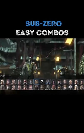 Master Sub-Zero's Easy Combos in Mortal Kombat