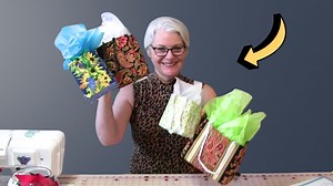 Easy DIY Fabric Gift Bag