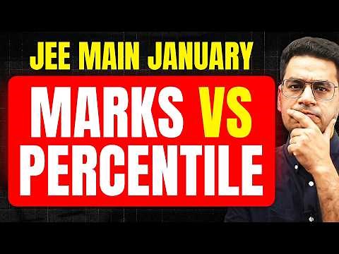 Marks vs Percentile in JEE Main 2026 January | MathonGo | Anup sir