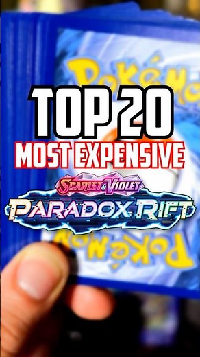 Most Expensive Pokémon Cards PARADOX RIFT!