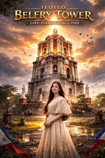 Where history stands still — and the future rises with it. Jaro’s Belfry, timeless. #hugotadventuretv #ILOILO #JaroPlaza #IloiloHistory #IloiloCity | Hugot Adventure TV