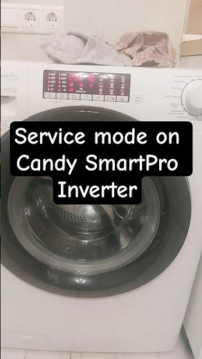 Candy SmartPro Inverter - Service mode #laundry #silence #candy #servicemode