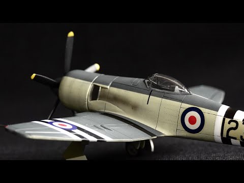 PM Model 1/72 Hawker Sea Fury. Royal Navy built model kit