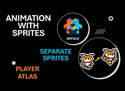 How To Use Separate Sprites For Animation with Defold by Asatte Games