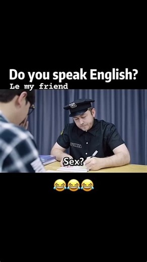 Can you speak English? Funny video