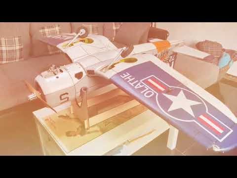 F4U Corsair TF .60 Gold Edition .Taller Aeromodelismo Tenerife..