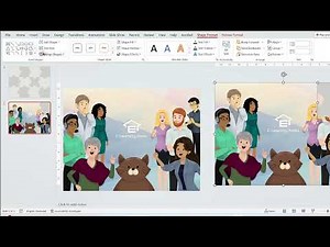 Creating Puzzle Pieces in PowerPoint: Merging Image to the Pieces