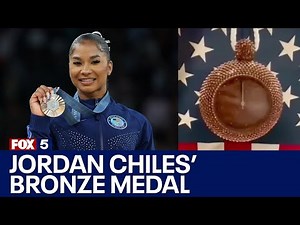 Flavor Flav creates custom bronze clock for Jordan Chiles | FOX 5 News